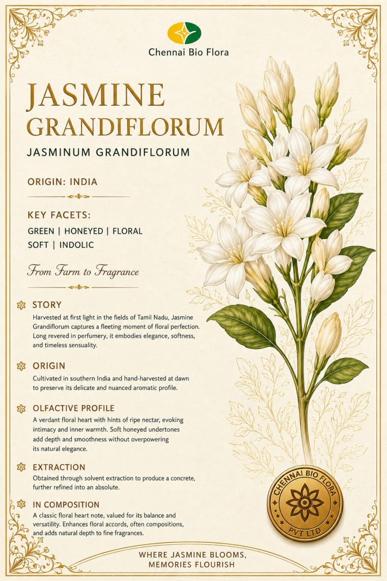 Jasmine Grandiflorum botanical profile